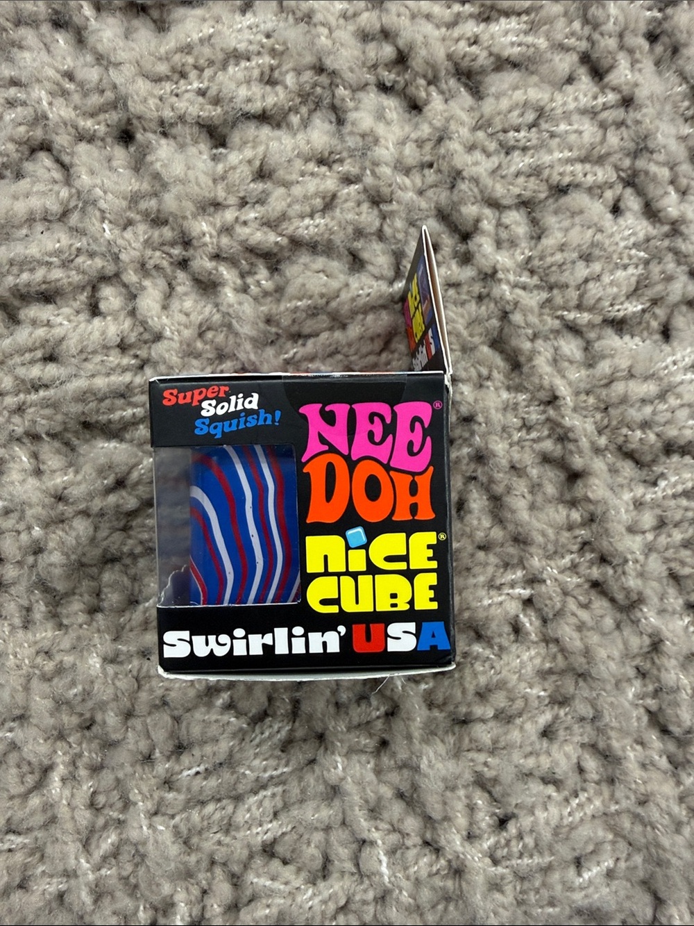 Schylling Nice Cube Swirlin' USA NeeDoh - Picture 2 of 6